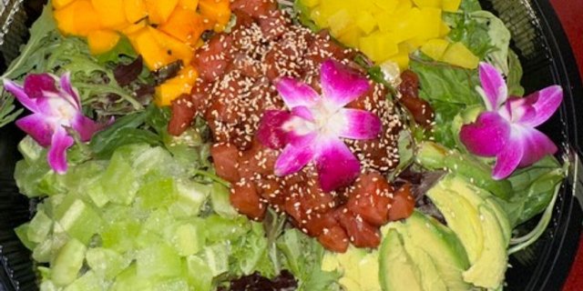 Poke Bowl Salad Tray