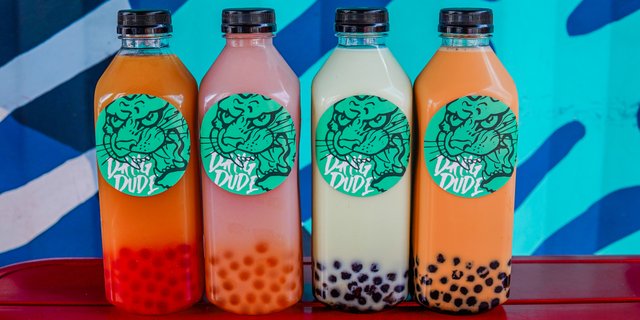 Honeydew Milk Boba Tea