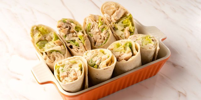Chicken Caesar Wrap Tray