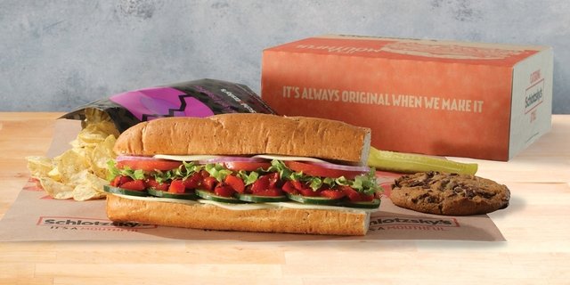 Veggie & Provolone Stacked Sub Lunch Box