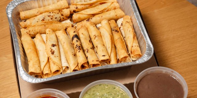 Potato Picadillos Taquitos Tray