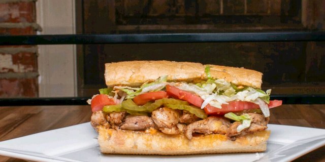 Drunken Chicken Po'boy Boxed Lunch