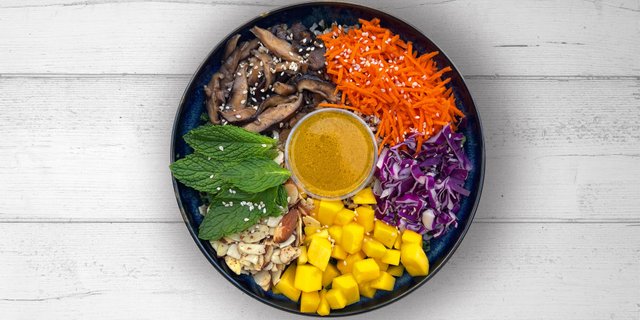 Shiitake Mango Bowl