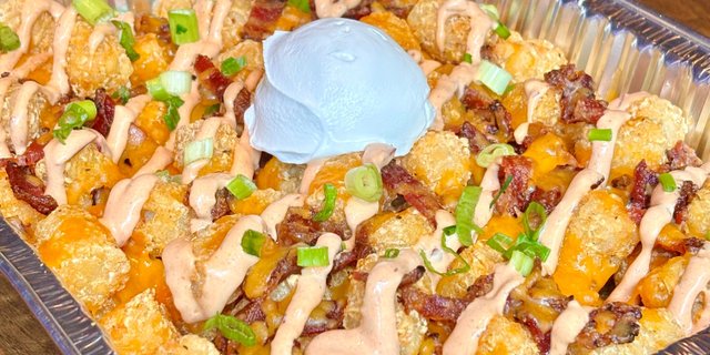 Loaded Tater Tots Platter