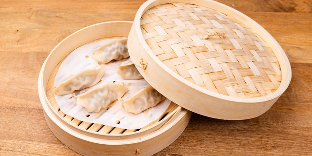 steamed pork dumplings