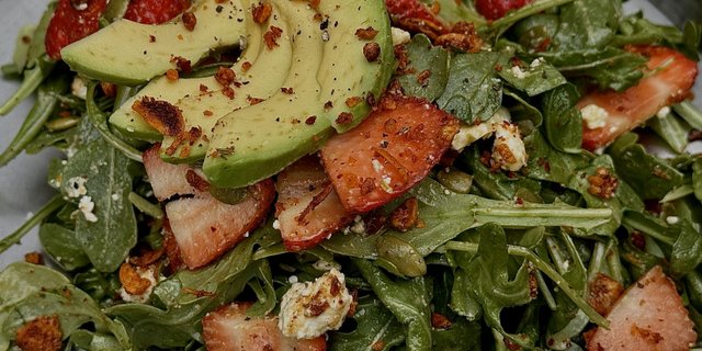Individual Strawberry Salad