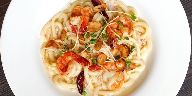 Shrimp Krab Udon Pasta
