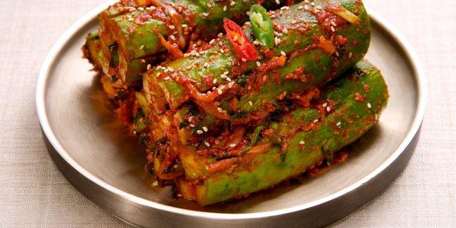 Fresh Cucumber Kimchi