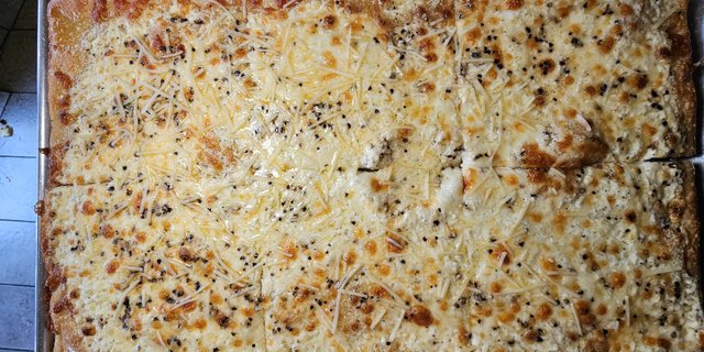 Cacio E Pepe Square Pizza