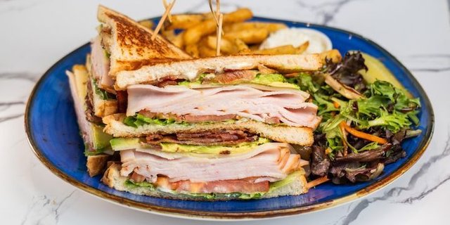 Turkey & Avocado Triple-Decker Sandwich