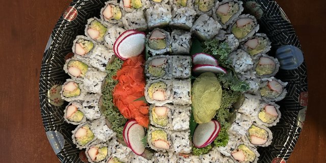 California Roll Platter