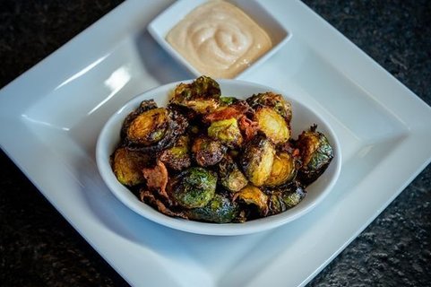 Charred Brussels