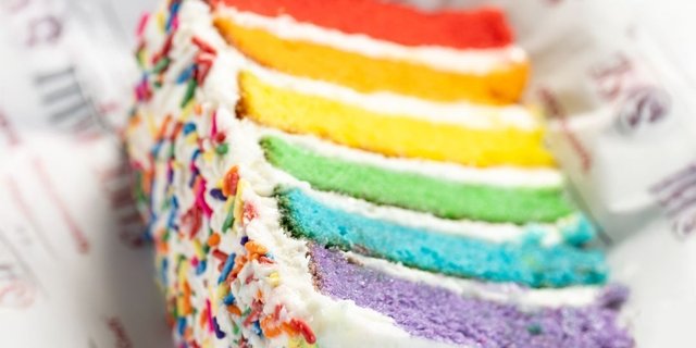 Carlo's Rainbow Cake