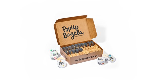 Black & White Bagel Box