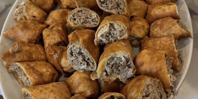 Steak & Cheese Egg Rolls W/ Chipotle Aioli