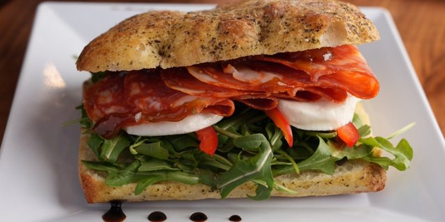 Salame & Mozzarella Sandwich Platter