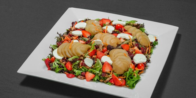 Poached Pear Salad