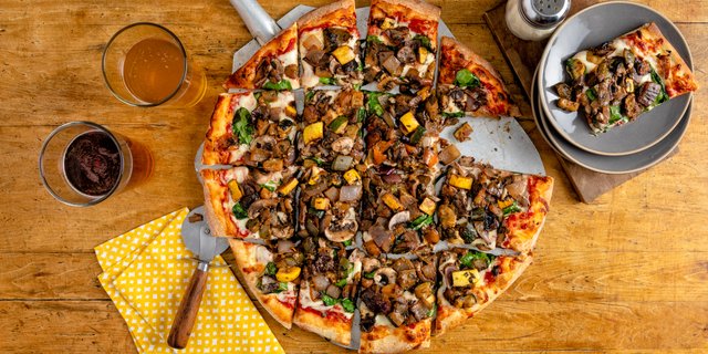 Veggie Extravaganza Chicago Thin Crust Pizza