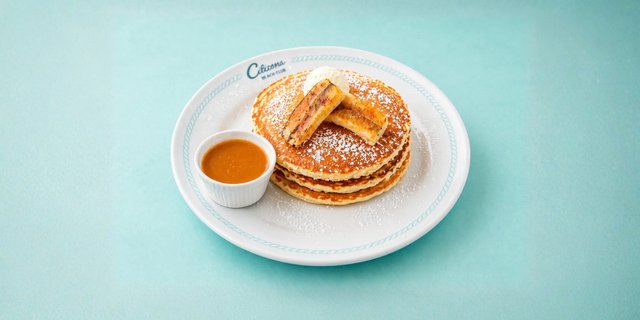 Banana & Butterscotch Pancakes