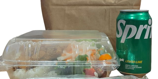Coconut Curry Chix Plate Bagged Lunch