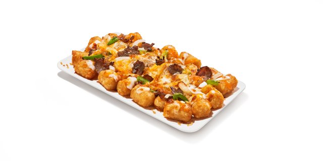 Philly Cheese Steak Loaded Tots