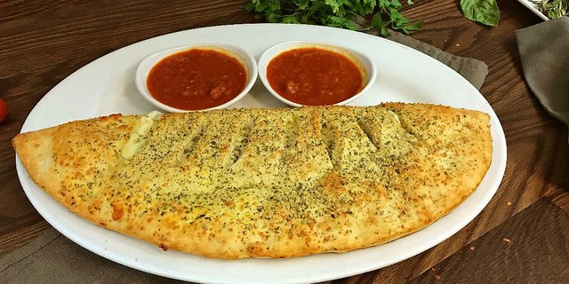 Triple-Stuffed Calzone
