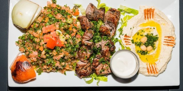 Beef Kebab Plate