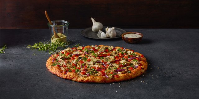 Pan Crust Italian Garlic Supreme Pizza