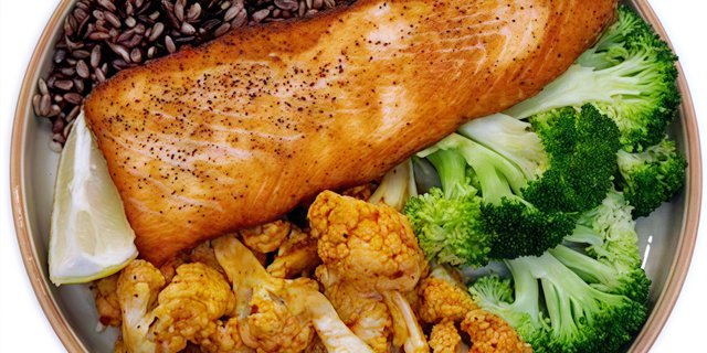 Szechuan Garlic Salmon Warm Bowl