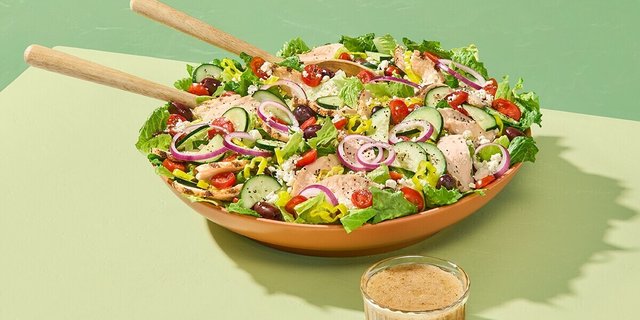Greek Salad With Chicken