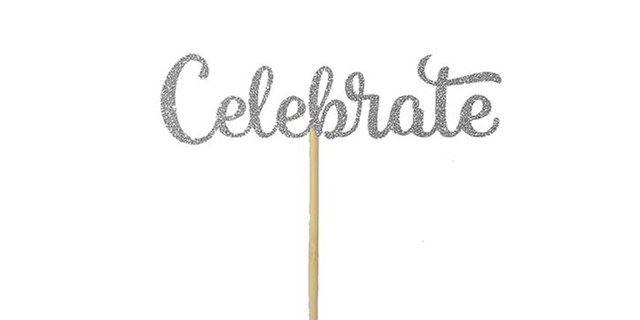Celebrate Cake Topper