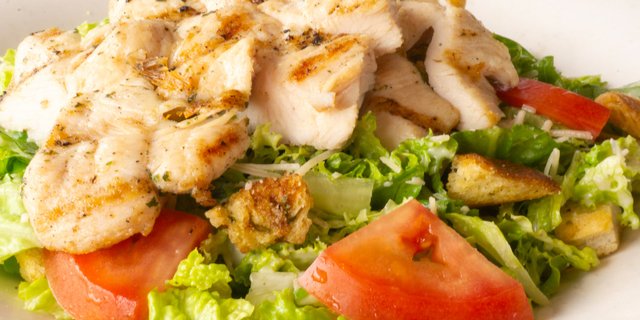 Individual Grilled Chicken Caesar Salad