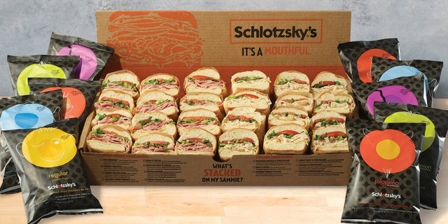 Stacked Subs Tray w/ Chips