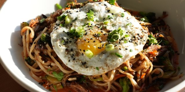 Pork Carnitas Rice Noodle Bowl