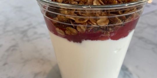 Greek Yogurt w/ Jam & Granola