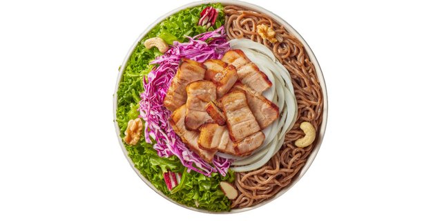 Pork Belly Soba Noodle Bowl