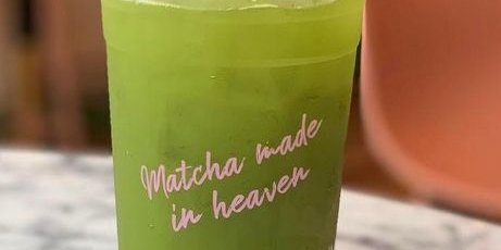 Peach Matcha Lemonade