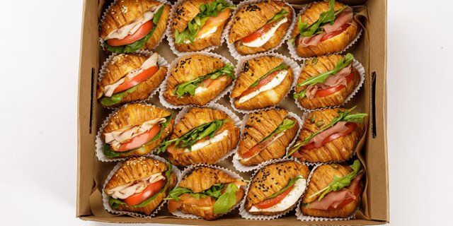 Mixed Baby Croissant Platter