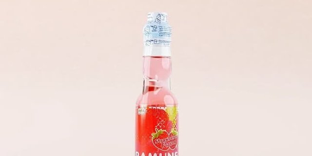 Strawberry Japanese Soda