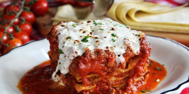 Baked Burrata Lasagna