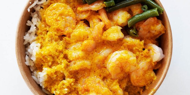 Supernova Shrimp Curry Bowl
