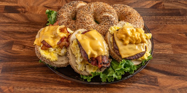 Breakfast Egg Sandwich Platter
