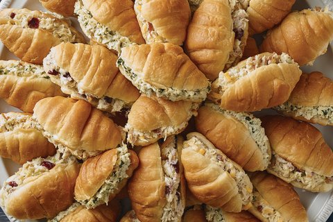 Mini Croissant Sandwich Half Platter