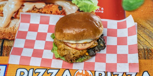 Butter Chicken Burger