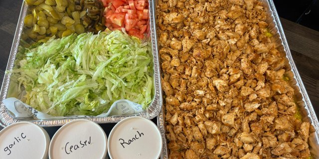Chicken Shawarma & Rice Tray