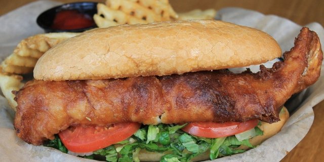 Walleye Sandwich