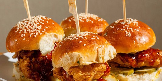 Rooster Royale Sliders Platter