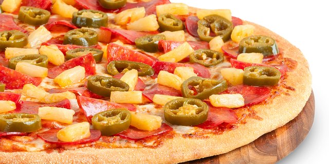 Gluten-Free Spicy Luau Pizza
