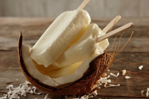 Vegan Honey Coconut Water Paletas