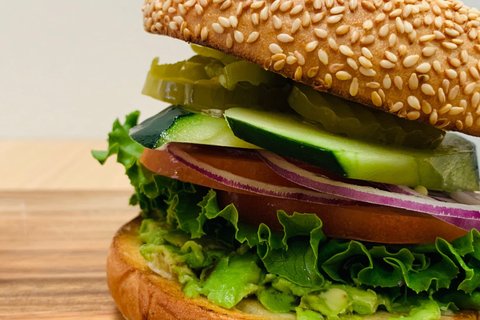 Avocado Veggie Sandwich
